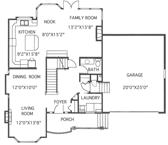 main floor house blueprint