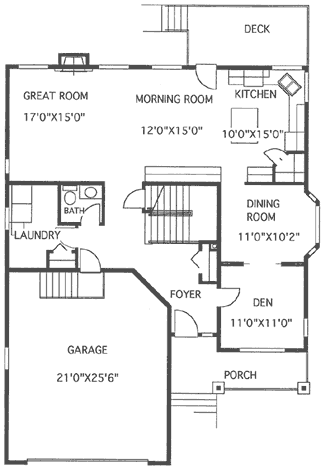 main floor house blueprint