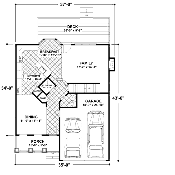 main floor house blueprint