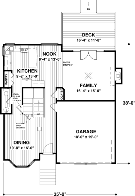 main floor house blueprint