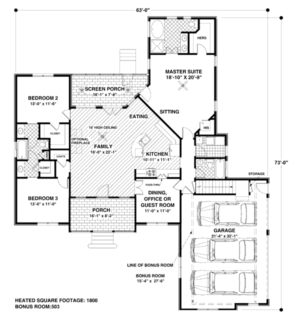 main floor house blueprint