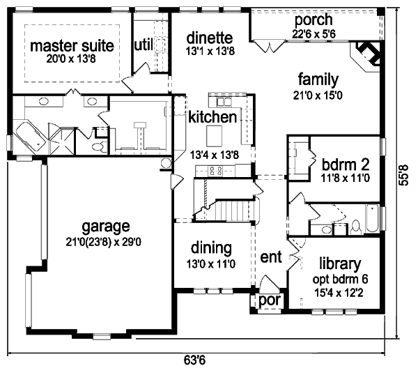 main floor house blueprint