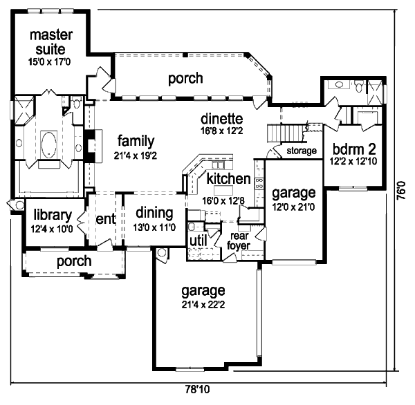main floor house blueprint