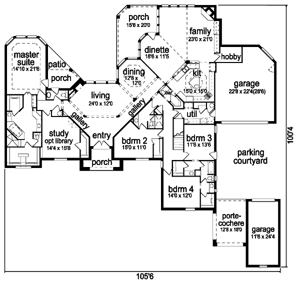 main floor house blueprint