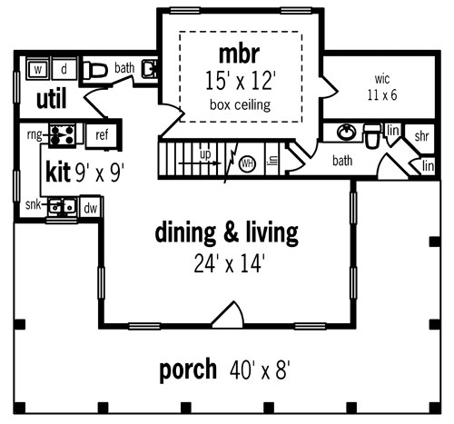 main floor house blueprint