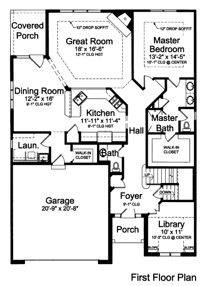 main floor house blueprint