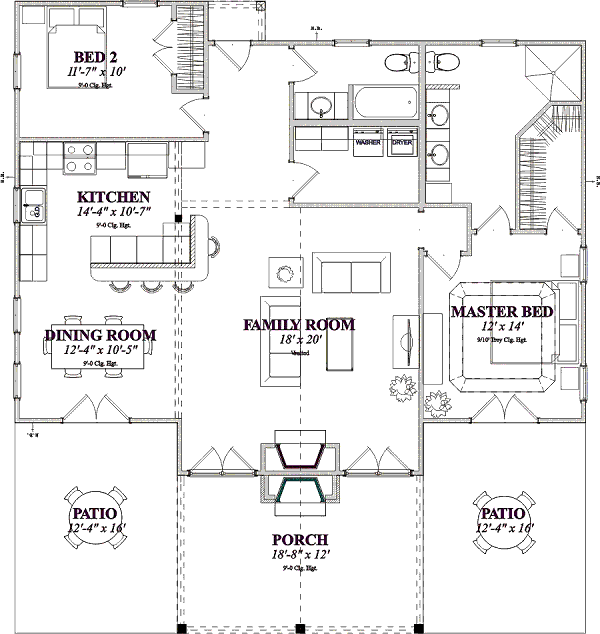 main floor house blueprint