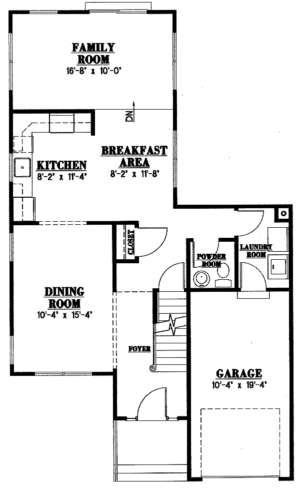 main floor house blueprint