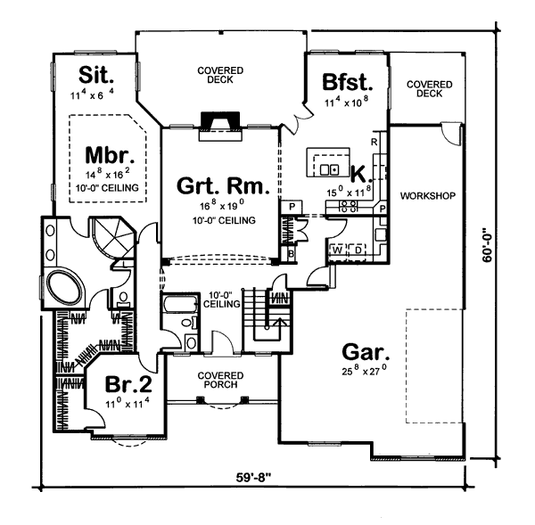 main floor house blueprint