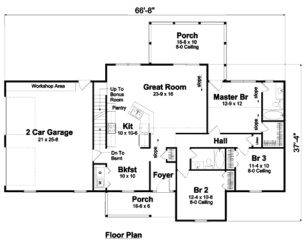 main floor house blueprint