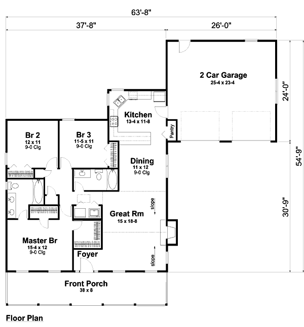 main floor house blueprint