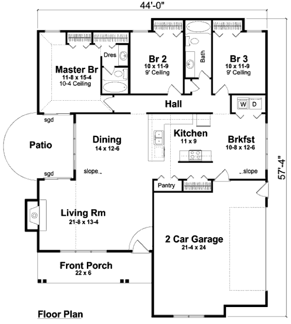 main floor house blueprint