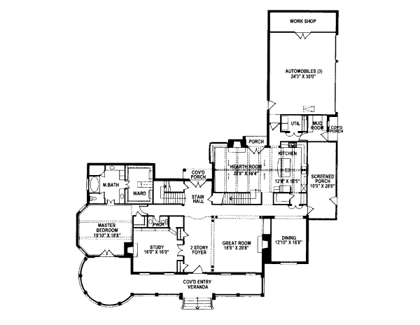 main floor house blueprint