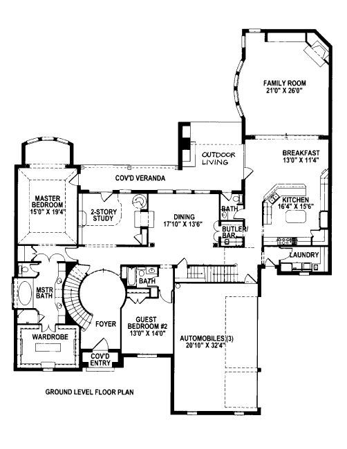 main floor house blueprint