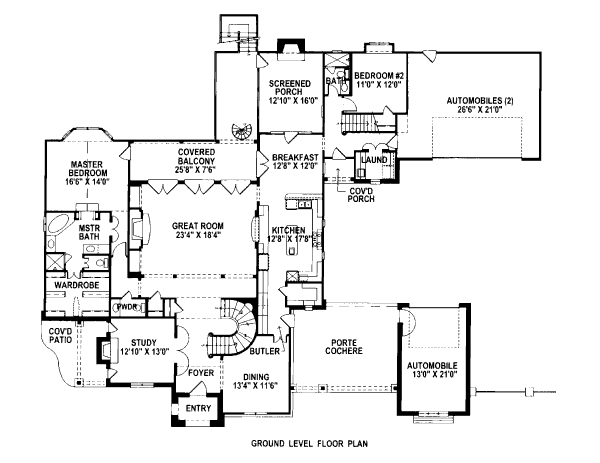 main floor house blueprint