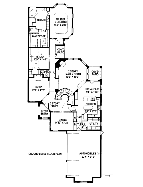 main floor house blueprint