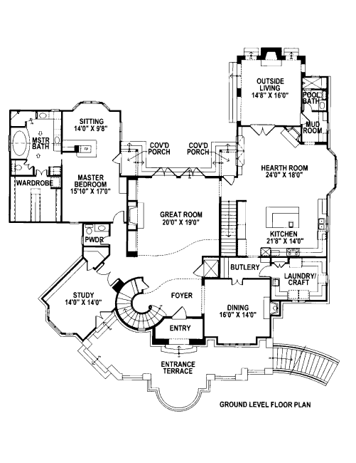main floor house blueprint