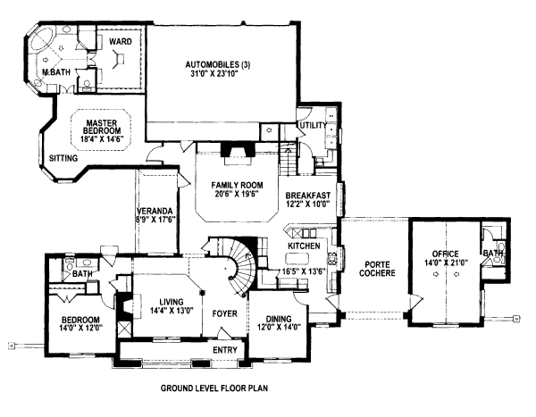 main floor house blueprint