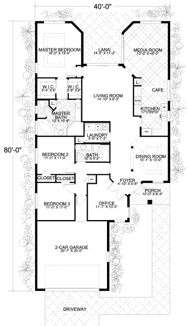 main floor house blueprint