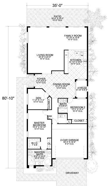main floor house blueprint