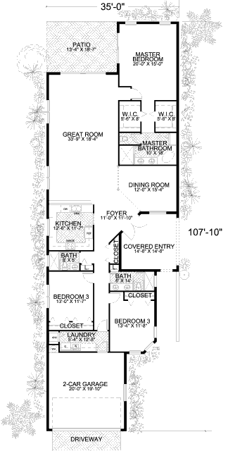 main floor house blueprint