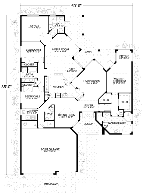 main floor house blueprint