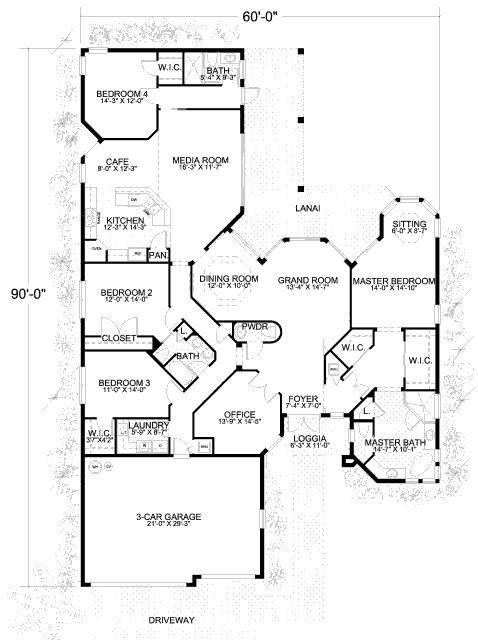 main floor house blueprint