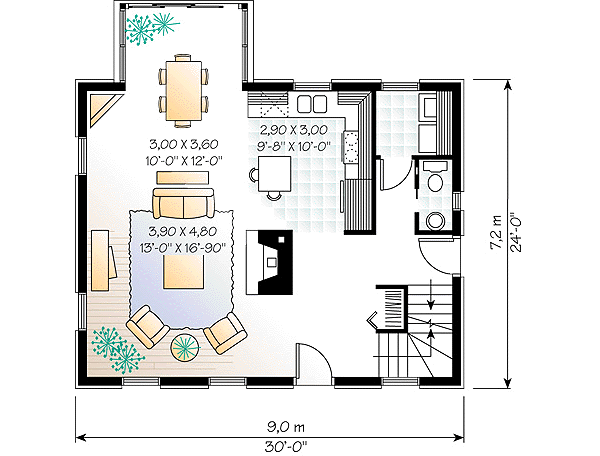 main floor house blueprint