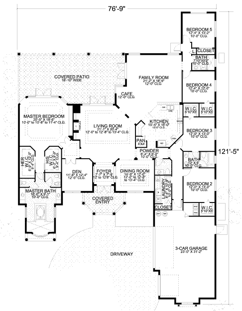 main floor house blueprint