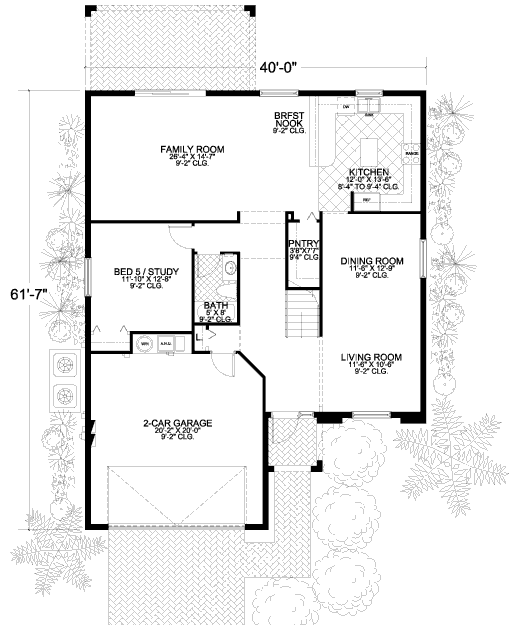 main floor house blueprint