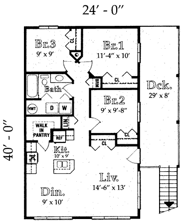 main floor house blueprint