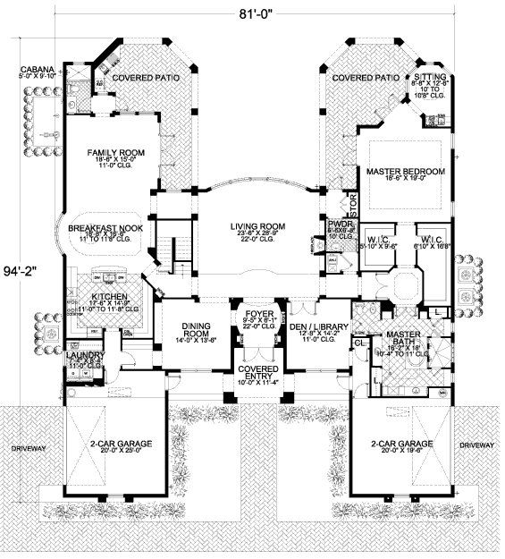 main floor house blueprint