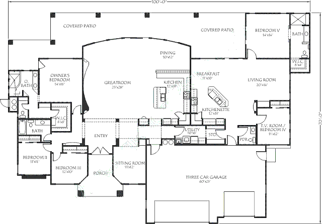 main floor house blueprint