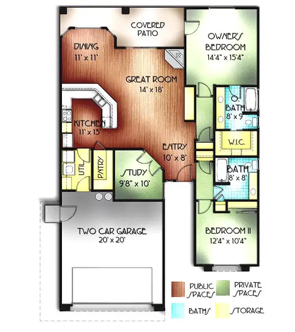 main floor house blueprint