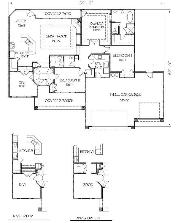 main floor house blueprint