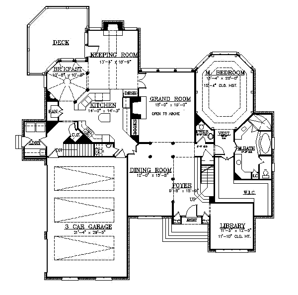 main floor house blueprint
