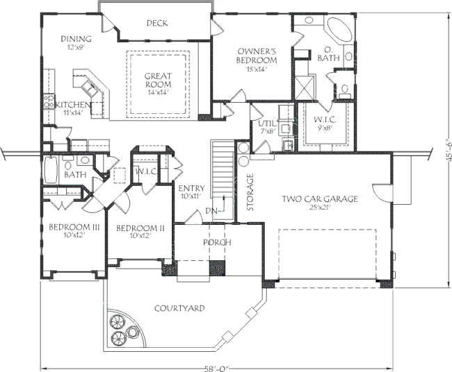 main floor house blueprint