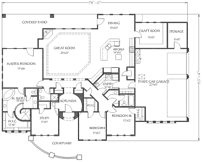 main floor house blueprint