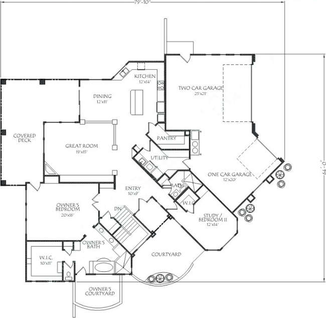 main floor house blueprint