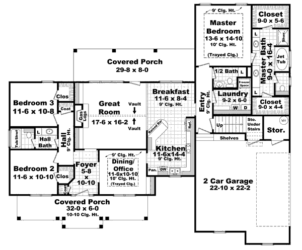 main floor house blueprint