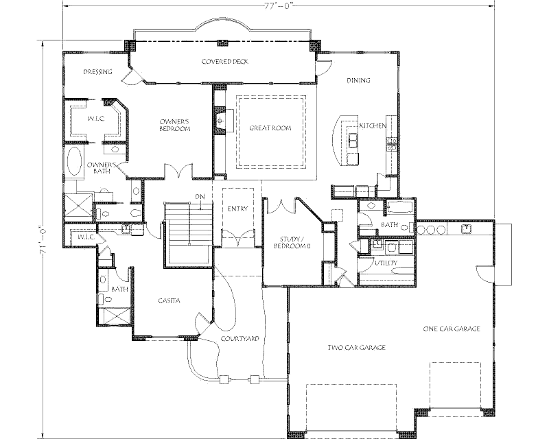 main floor house blueprint