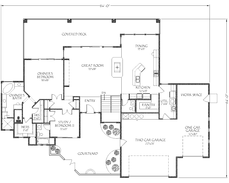 main floor house blueprint