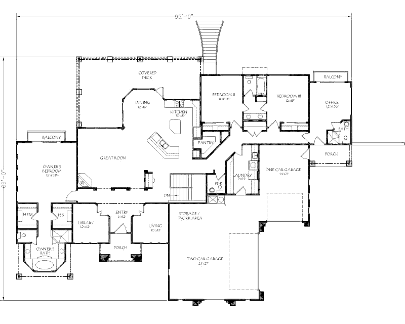 main floor house blueprint