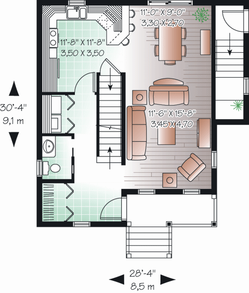 main floor house blueprint