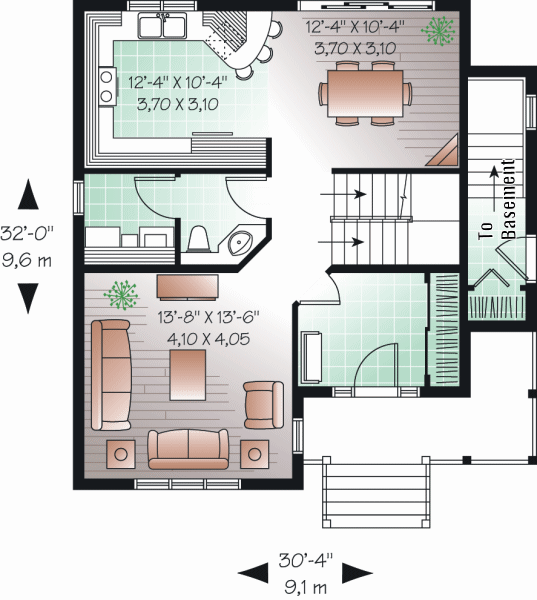 main floor house blueprint