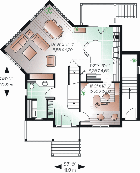 main floor house blueprint
