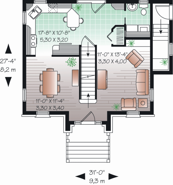 main floor house blueprint
