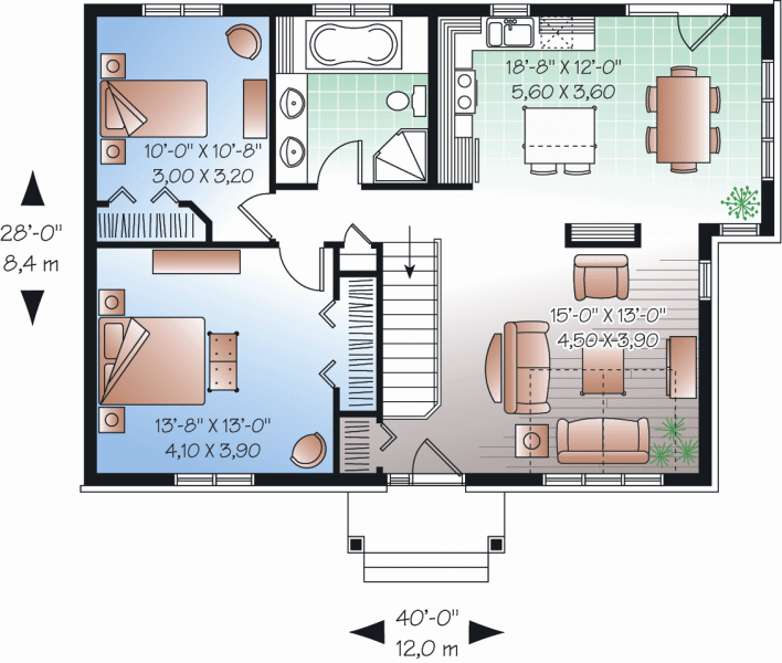 main floor house blueprint