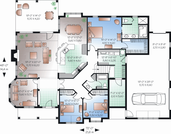 main floor house blueprint