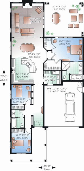 main floor house blueprint